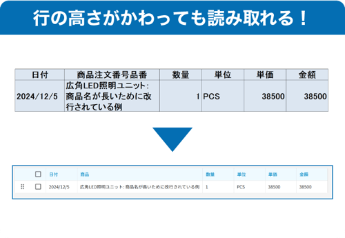 1_行の高さがかわっても読み取れる!